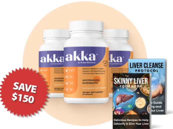 3 bottles of Akka with two bonus ebooks