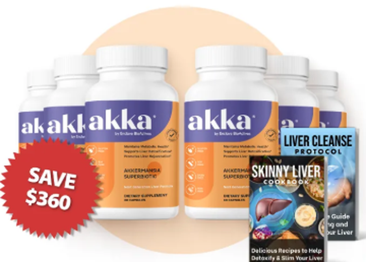 6 bottles of Akka with two bonus ebooks